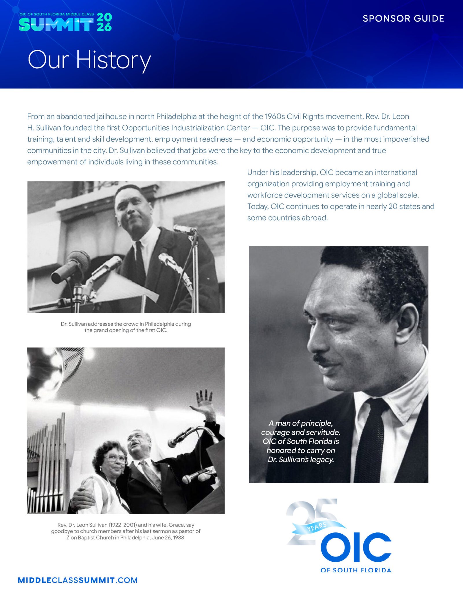 Sponsor Prospectus page 2